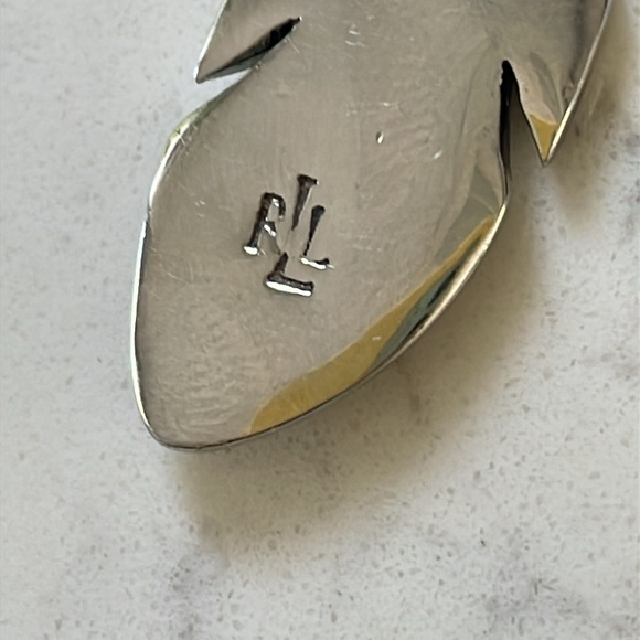 Ralph Lauren, Silver Feather Pendant - Picture 7 of 12